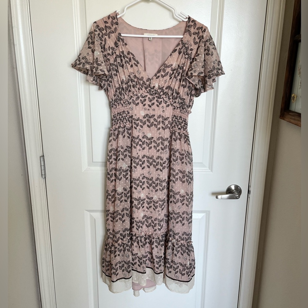 Max Studio midi dress with lady bugs details